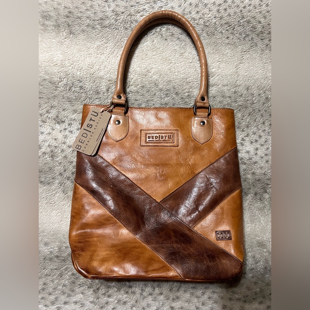 BED STU Italic Cafe Latte Rustic Bag Handbag Tote Bag NWT $345